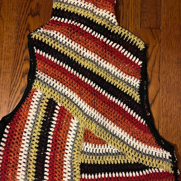 Free people crochet patchwork mini dress - Picture 4 of 7